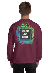Unisex Adult Classic Sweatshirt | Gildan 18000 (Front/Back Print) - Design Your Own