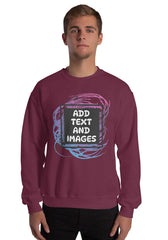 Unisex Adult Classic Sweatshirt | Gildan 18000 (Front/Back Print) - Design Your Own