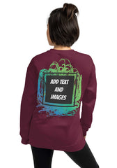 Unisex Adult Classic Sweatshirt | Gildan 18000 (Front/Back Print) - Design Your Own
