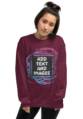 Unisex Adult Classic Sweatshirt | Gildan 18000 (Front/Back Print) - Design Your Own