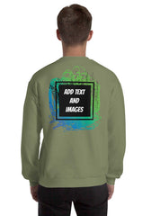 Unisex Adult Classic Sweatshirt | Gildan 18000 (Front/Back Print) - Design Your Own