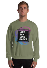 Unisex Adult Classic Sweatshirt | Gildan 18000 (Front/Back Print) - Design Your Own