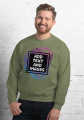 Unisex Adult Classic Sweatshirt | Gildan 18000 (Front/Back Print) - Design Your Own