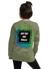 Unisex Adult Classic Sweatshirt | Gildan 18000 (Front/Back Print) - Design Your Own