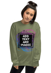 Unisex Adult Classic Sweatshirt | Gildan 18000 (Front/Back Print) - Design Your Own