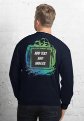 Unisex Adult Classic Sweatshirt | Gildan 18000 (Front/Back Print) - Design Your Own