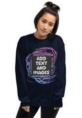Unisex Adult Classic Sweatshirt | Gildan 18000 (Front/Back Print) - Design Your Own