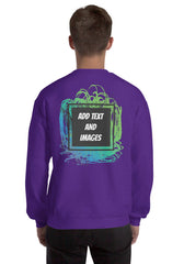 Unisex Adult Classic Sweatshirt | Gildan 18000 (Front/Back Print) - Design Your Own