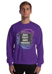 Unisex Adult Classic Sweatshirt | Gildan 18000 (Front/Back Print) - Design Your Own