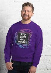 Unisex Adult Classic Sweatshirt | Gildan 18000 (Front/Back Print) - Design Your Own