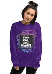 Unisex Adult Classic Sweatshirt | Gildan 18000 (Front/Back Print) - Design Your Own
