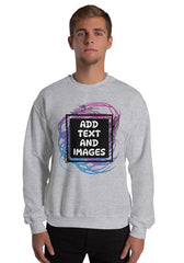 Unisex Adult Classic Sweatshirt | Gildan 18000 (Front/Back Print) - Design Your Own