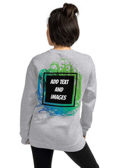 Unisex Adult Classic Sweatshirt | Gildan 18000 (Front/Back Print) - Design Your Own