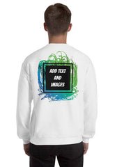 Unisex Adult Classic Sweatshirt | Gildan 18000 (Front/Back Print) - Design Your Own