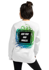 Unisex Adult Classic Sweatshirt | Gildan 18000 (Front/Back Print) - Design Your Own
