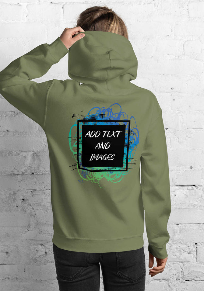 Unisex Adult Heavy Blend™ Hoodie | Gildan 18500 (Front/Back Print)