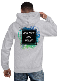 Unisex Adult Heavy Blend™ Hoodie | Gildan 18500 (Front/Back Print)