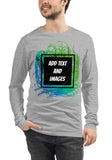 Unisex Adult Long Sleeve Everyday Tee | Bella + Canvas 3501 (Front/Back Print) - Design Your Own