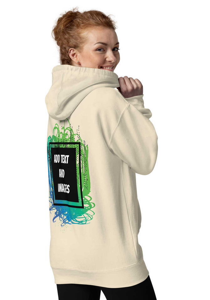 Unisex Adult Premium Street Hoodie | Cotton Heritage M2580 (Front/Back Print) - Design Your Own