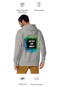 Unisex Adult Premium Street Hoodie | Cotton Heritage M2580 (Front/Back Print) - Design Your Own