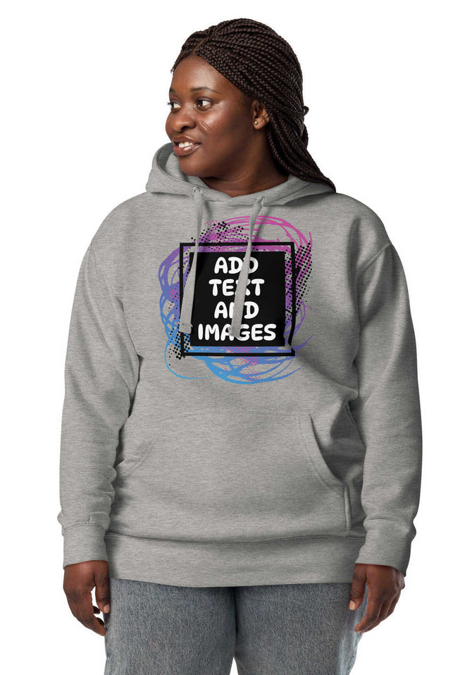 Unisex Adult Premium Street Hoodie | Cotton Heritage M2580 (Front/Back Print) - Design Your Own