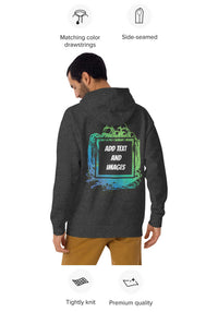 Unisex Adult Premium Street Hoodie | Cotton Heritage M2580 (Front/Back Print) - Design Your Own