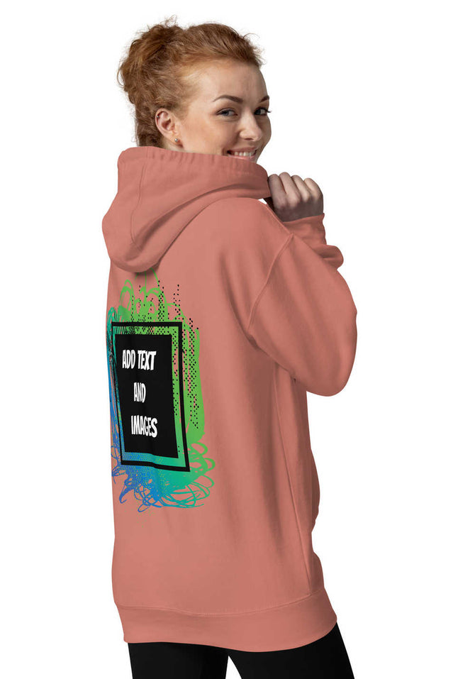 Unisex Adult Premium Street Hoodie | Cotton Heritage M2580 (Front/Back Print) - Design Your Own