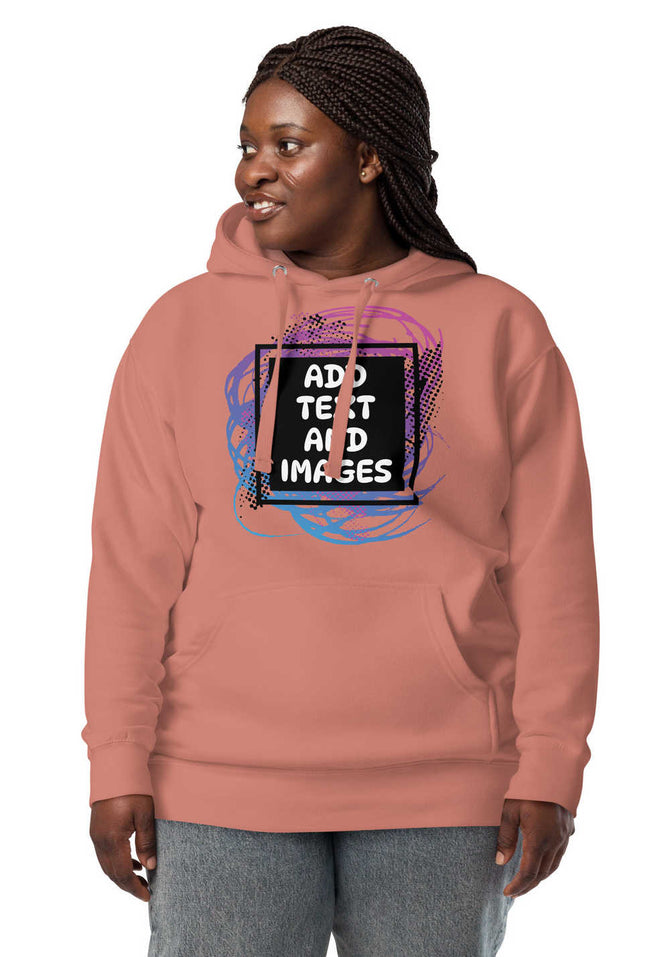 Unisex Adult Premium Street Hoodie | Cotton Heritage M2580 (Front/Back Print) - Design Your Own