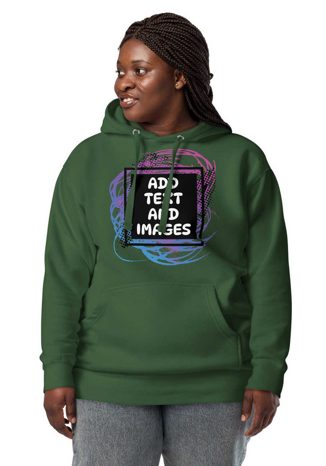 Unisex Adult Premium Street Hoodie | Cotton Heritage M2580 (Front/Back Print) - Design Your Own