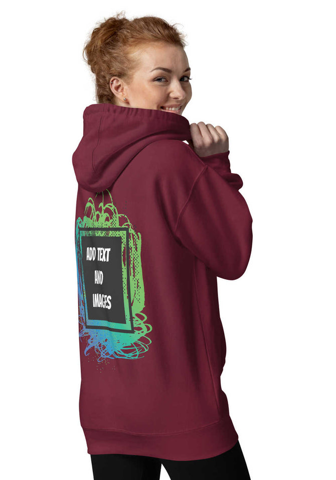 Unisex Adult Premium Street Hoodie | Cotton Heritage M2580 (Front/Back Print) - Design Your Own