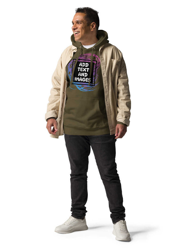 Unisex Adult Premium Street Hoodie | Cotton Heritage M2580 (Front/Back Print) - Design Your Own