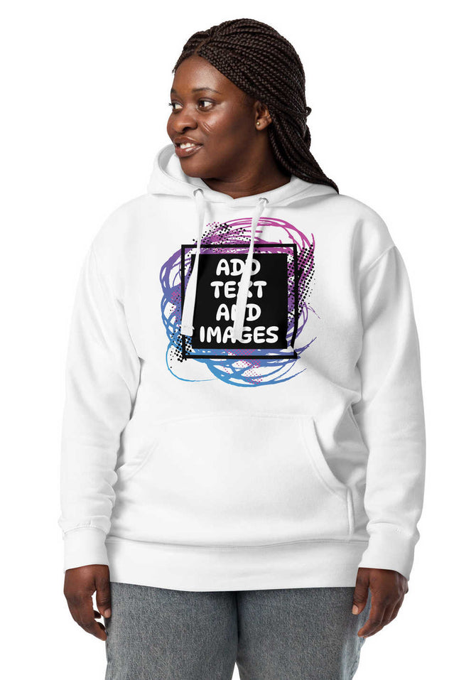 Unisex Adult Premium Street Hoodie | Cotton Heritage M2580 (Front/Back Print) - Design Your Own