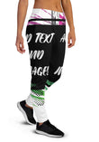 Women's Joggers (all-over print) (Black Stitch) - Design Your Own