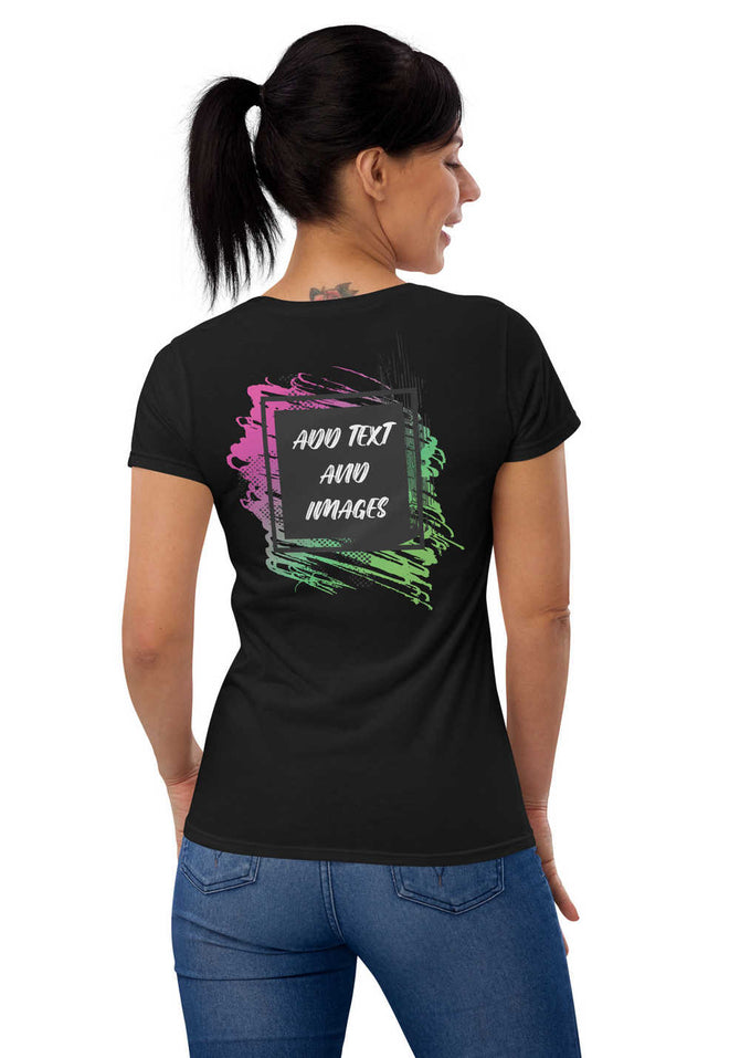 Women's Softstyle® Lightweight Fit T-Shirt | Gildan 880 (Front/Back Print) - Design Your Own