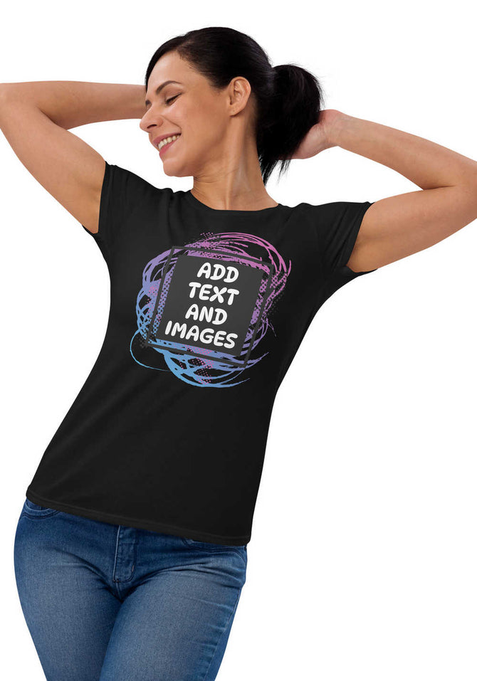 Women's Softstyle® Lightweight Fit T-Shirt | Gildan 880 (Front/Back Print) - Design Your Own