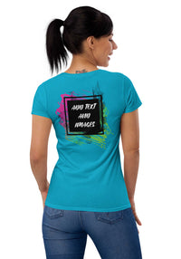 Women's Softstyle® Lightweight Fit T-Shirt | Gildan 880 (Front/Back Print) - Design Your Own