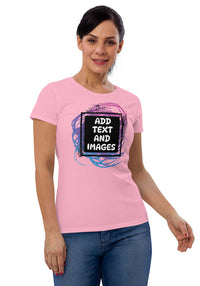 Women's Softstyle® Lightweight Fit T-Shirt | Gildan 880 (Front/Back Print) - Design Your Own