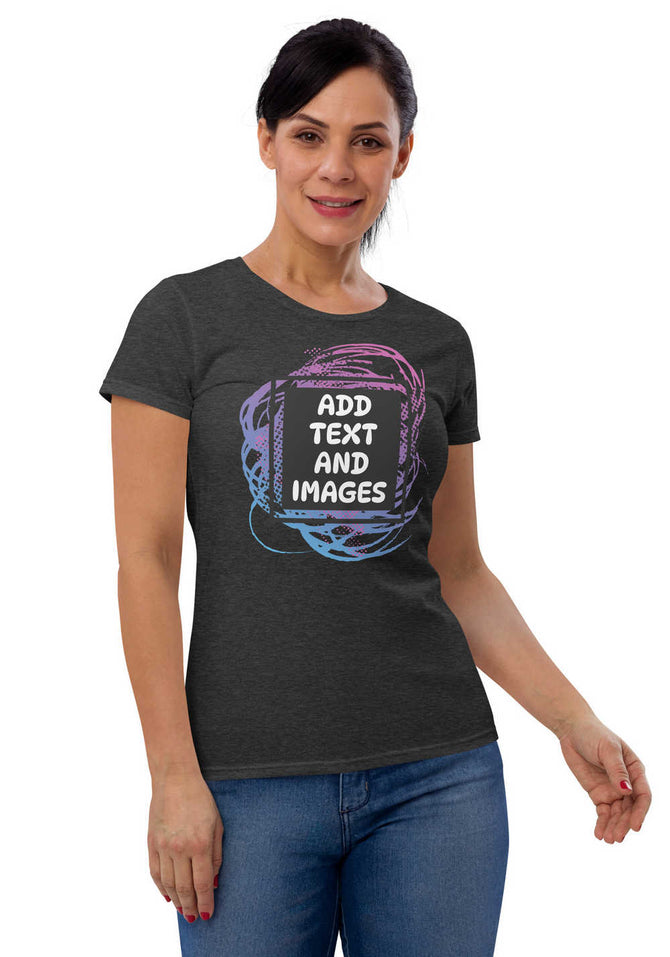 Women's Softstyle® Lightweight Fit T-Shirt | Gildan 880 (Front/Back Print) - Design Your Own