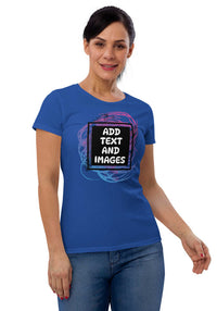 Women's Softstyle® Lightweight Fit T-Shirt | Gildan 880 (Front/Back Print) - Design Your Own