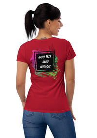 Women's Softstyle® Lightweight Fit T-Shirt | Gildan 880 (Front/Back Print) - Design Your Own