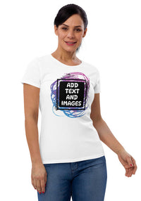 Women's Softstyle® Lightweight Fit T-Shirt | Gildan 880 (Front/Back Print) - Design Your Own