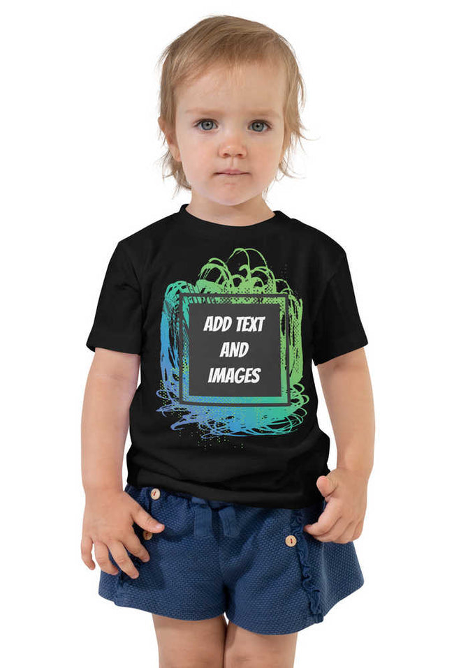 Toddler Essentials Tee | Bella + Canvas 3001T (Front Print) - Design Your Own