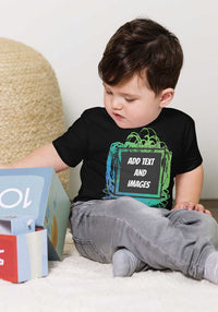 Toddler Essentials Tee | Bella + Canvas 3001T (Front Print) - Design Your Own