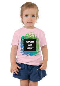 Toddler Essentials Tee | Bella + Canvas 3001T (Front Print) - Design Your Own