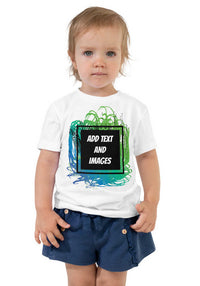 Toddler Essentials Tee | Bella + Canvas 3001T (Front Print) - Design Your Own