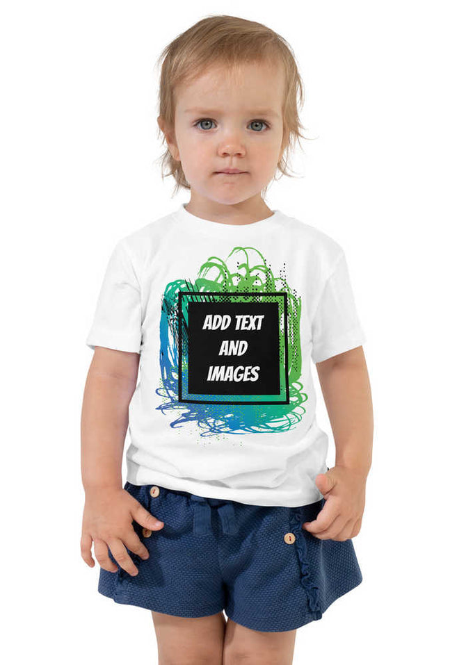 Toddler Essentials Tee | Bella + Canvas 3001T (Front Print) - Design Your Own