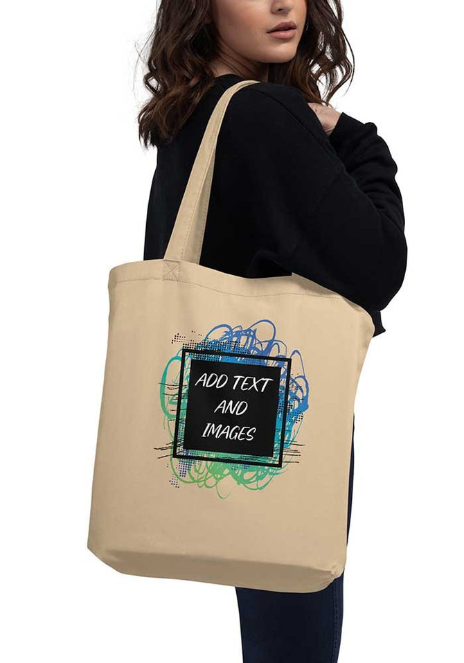 Everyday Tote Bag | Econscious EC8000 (Front/Back Print) - Oyster - One size