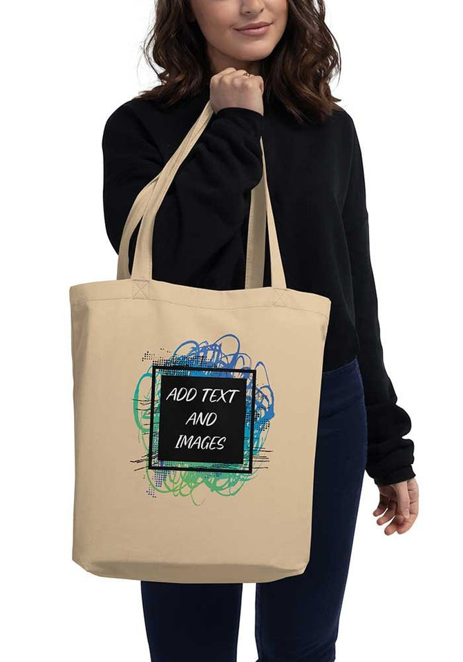 Everyday Tote Bag | Econscious EC8000 (Front/Back Print) - Oyster - One size