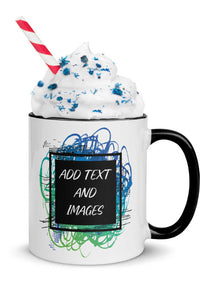 Two-Tone Ceramic Mug - Design Your Own