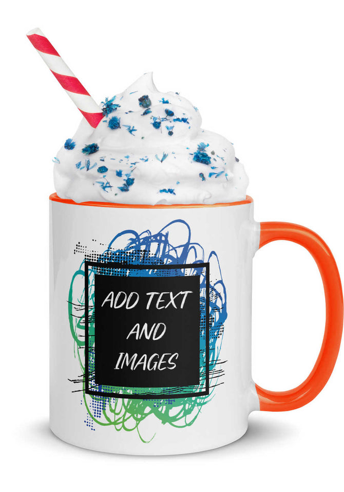 Two-Tone Ceramic Mug - Design Your Own